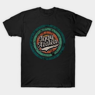 Iggy Azalea // Retro Circle Crack Vintage T-Shirt